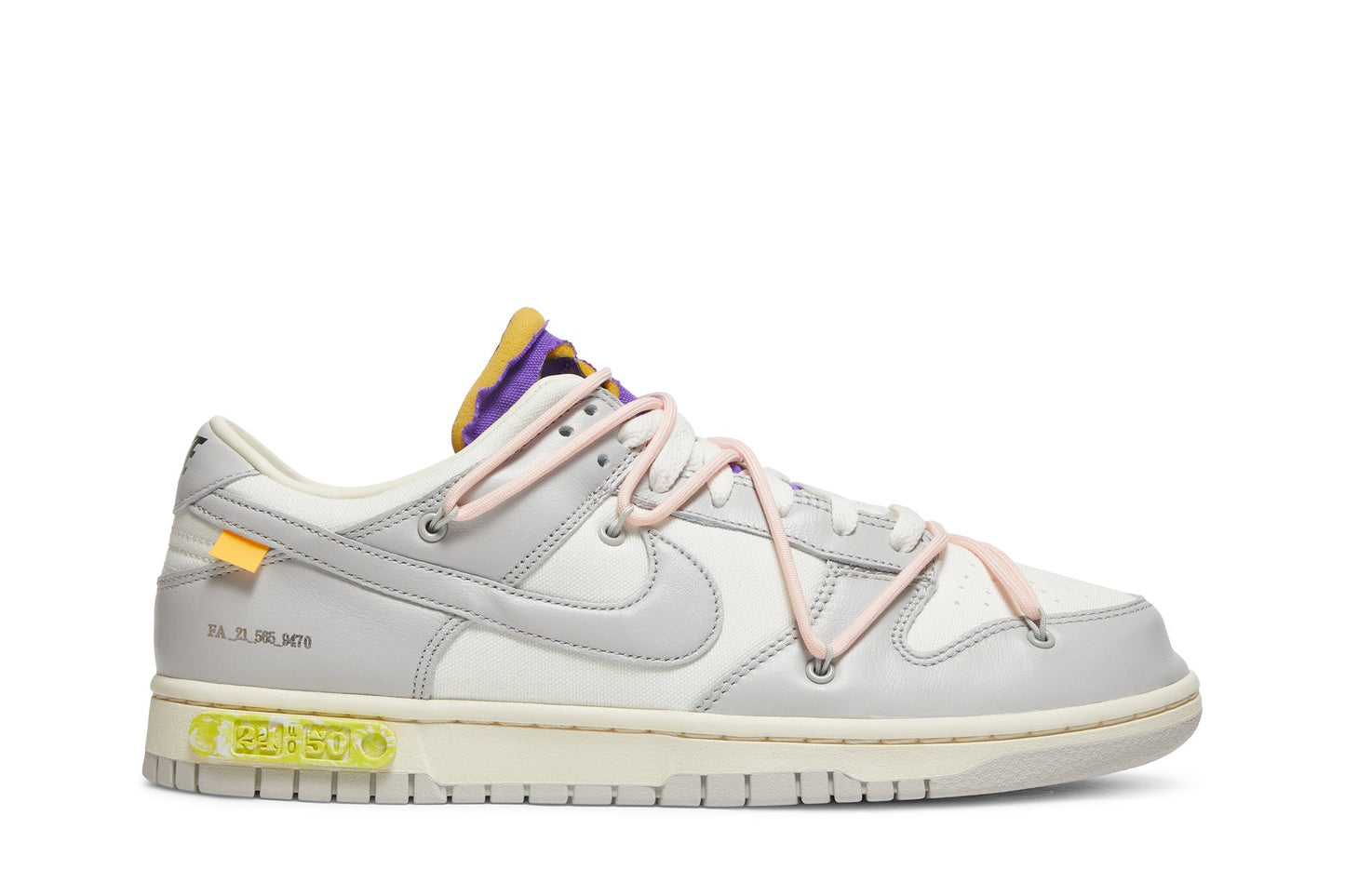 Off-White x Dunk Low 'Lot 24 of 50' DM1602-119